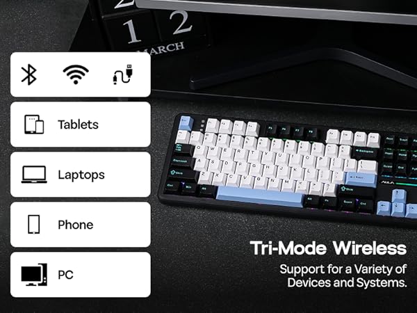 AULA F108 Wireless Gaming Keyboard