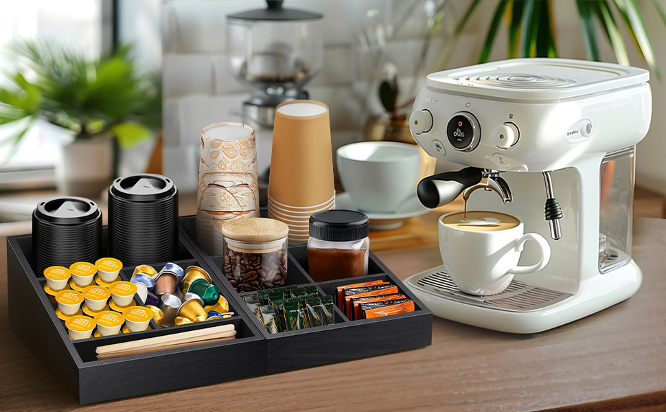 Coffee Condiment Service Tray