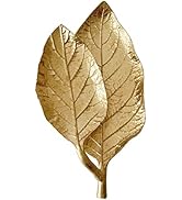 Pasiir Small Leaf Shaped Trinket Dish, Decorative Gold Jewelry Dish Tray, Ring Hodler Dish Jewelr...