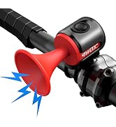 OOPSCOOL Bike Horn,120dB Bicycle Bells IPX4 Waterproof Bike Bell with 300mAh Battery Operated Ele...