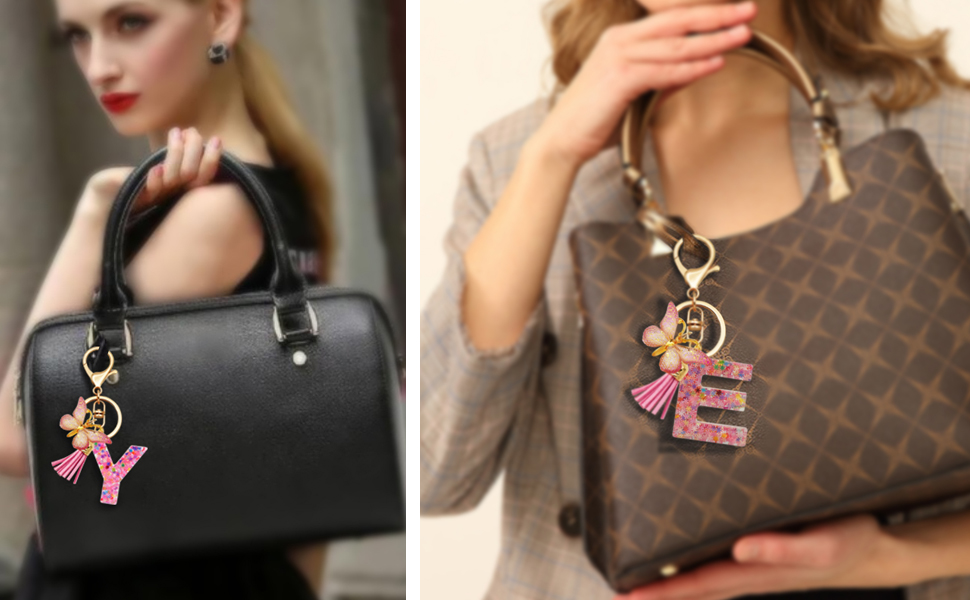 initial keychain,backpack keychain,initial keychains for women