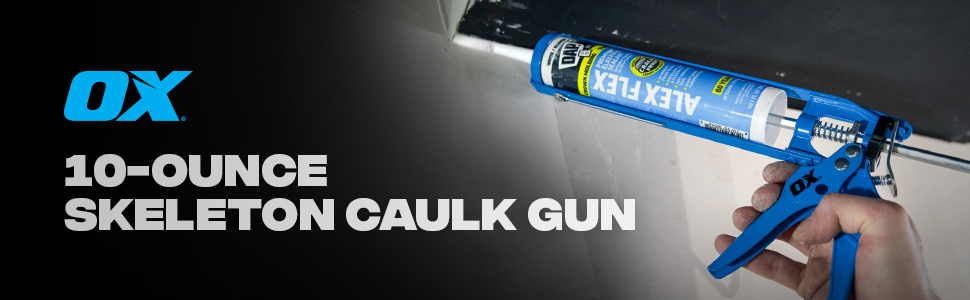 skeleton caulk gun