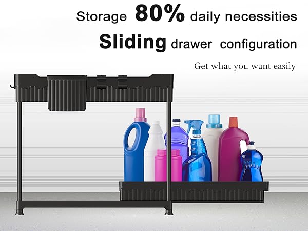 Sevenblue bathroom under sink organizer