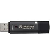 Kingston Ironkey Locker+ 50 G2 64GB Encrypted USB Drive | FIPS 197 | AES-XTS Protection | Multi-P...