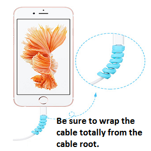 cell phone cable connector holder