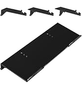 KEENWEGO Computer Keyboard Stand for Desktop - 6-Level Height Adjustable Acrylic Keyboard Riser N...