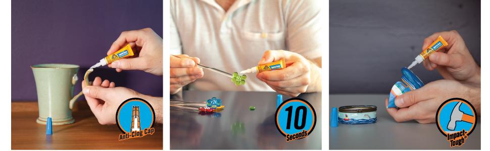 Gorilla Super Glue Gel single use tube crazy krazy loctite