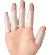 Kimihome 16 PCS Gel Finger Sleeve Protectors, Silicone Finger Sleeve Cushions and Protects, Provi...