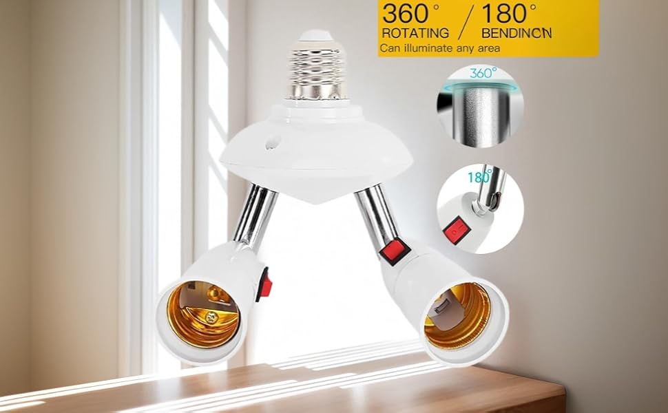 2 way lights socket