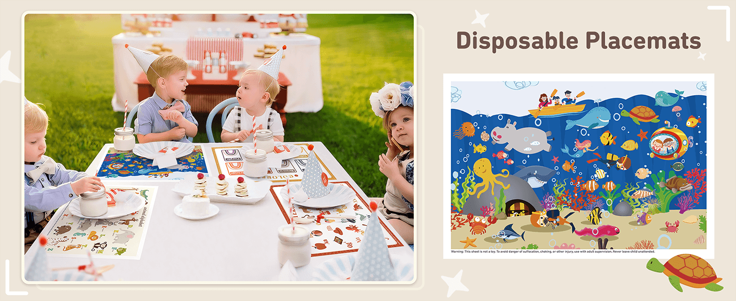 Disposable Placemats for Baby