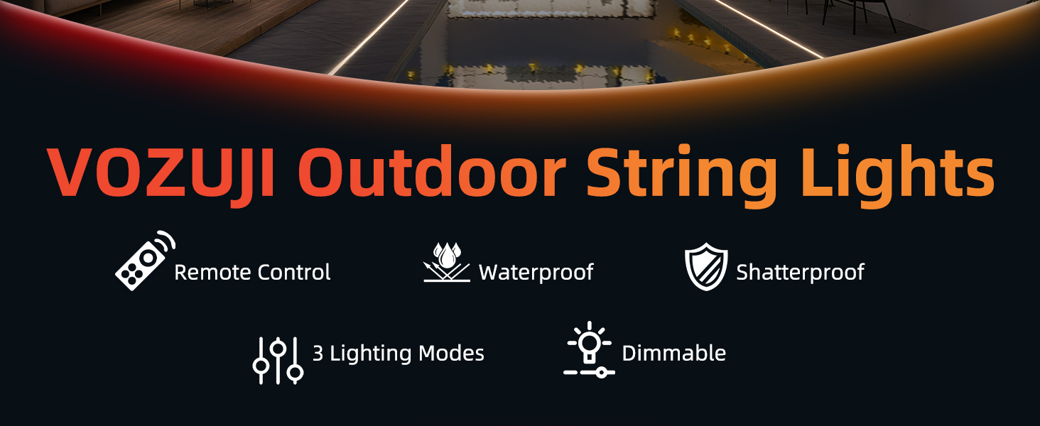 outdoor string lights