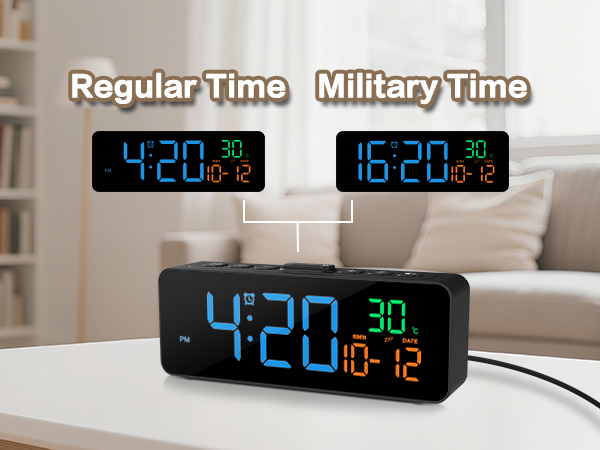 time display modes