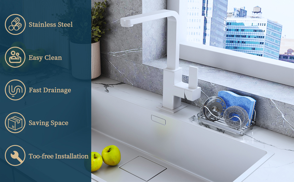 sponge holder for kitchen sink