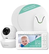Babysense True Sleep HD Video Baby Monitor with Camera and Audio & Baby Sleep Breathing Movement ...