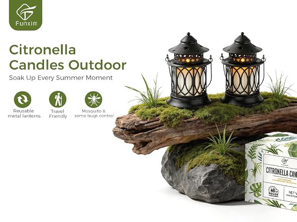 Citronella Candles Outdoor