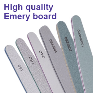 Emery board and sandpaper