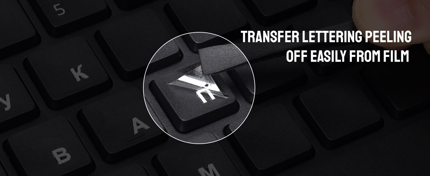 Keyboard Letter Sticker