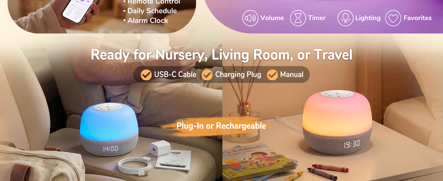 Ready for Nursery, LivingRoom,or Travel