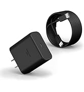 USB C for Samsung Super Fast Charger 45W Android Phone Charger Fast Charging Block with 6.6FT Typ...