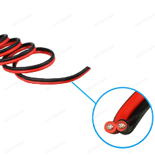 22 gauge 2 conductor parallel silicone wire
