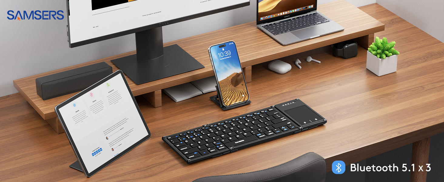 Folding Bluetooth Keyboard