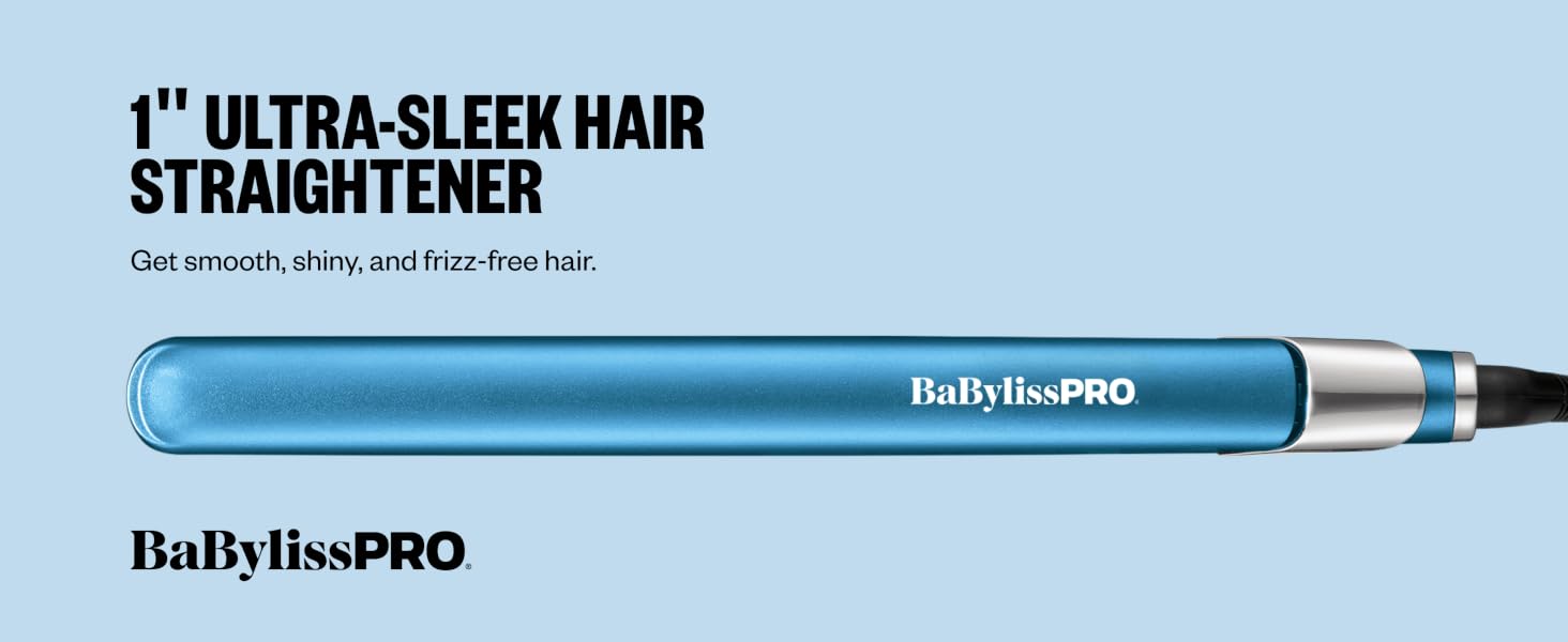 1 inch ultra-sleek hair straightener