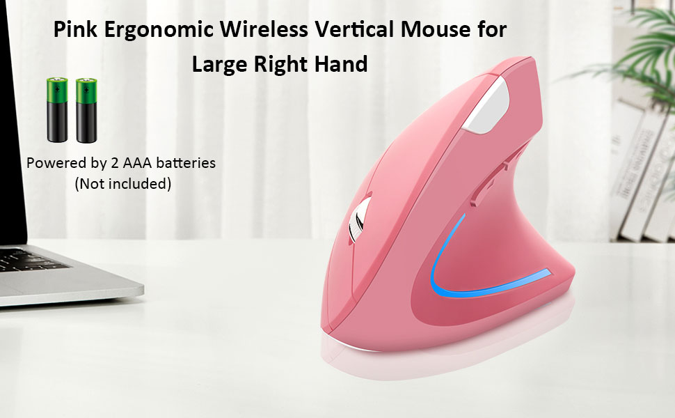 pink vertical mouse