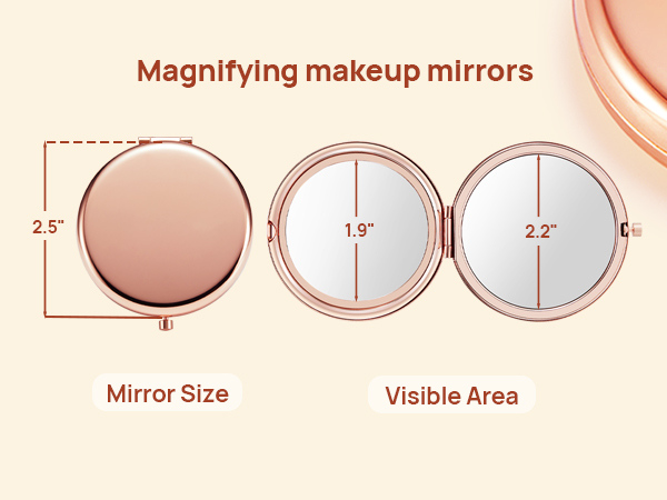 compact mirror for purse