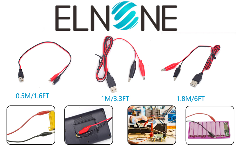 usb male test leads