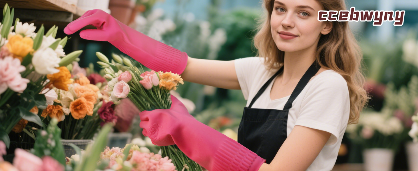 Gloves for cleaning are reusable, waterproof, and strong for daily chores.