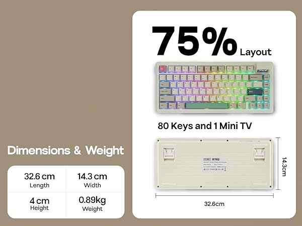RT82 Wireless Gaming Keyboard
