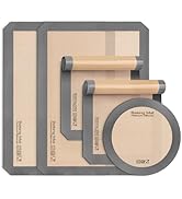 Silicone Baking Mat - Sopito Platinum Silicone Baking Sheet Liner- Non-Stick, Food Safe, Reusable...