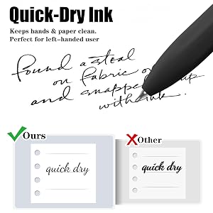 Quick-Drying Ink pens