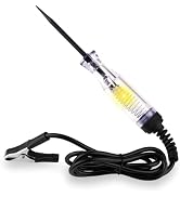 Feikenee Test Light Automotive, 6-24V DC Voltage Tester, Circuit Tester with Alligator Clip and L...