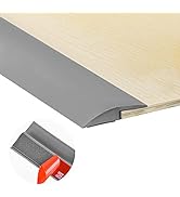 10Ft Carpet Floor Transition Strip, Self Adhesive Floor Edging Trim Strip, PVC Threshold Cover fo...