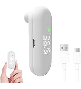 Rechargeable Medical Forehead Thermometer for Adults and Children Portable White Non-Contact Digi...