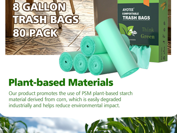 8 gallon trash bags for kitchen