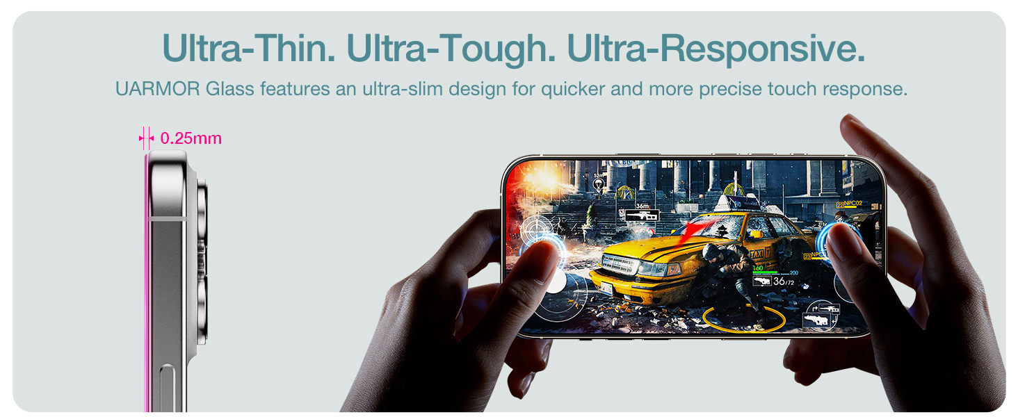 UARMOR Glass Red