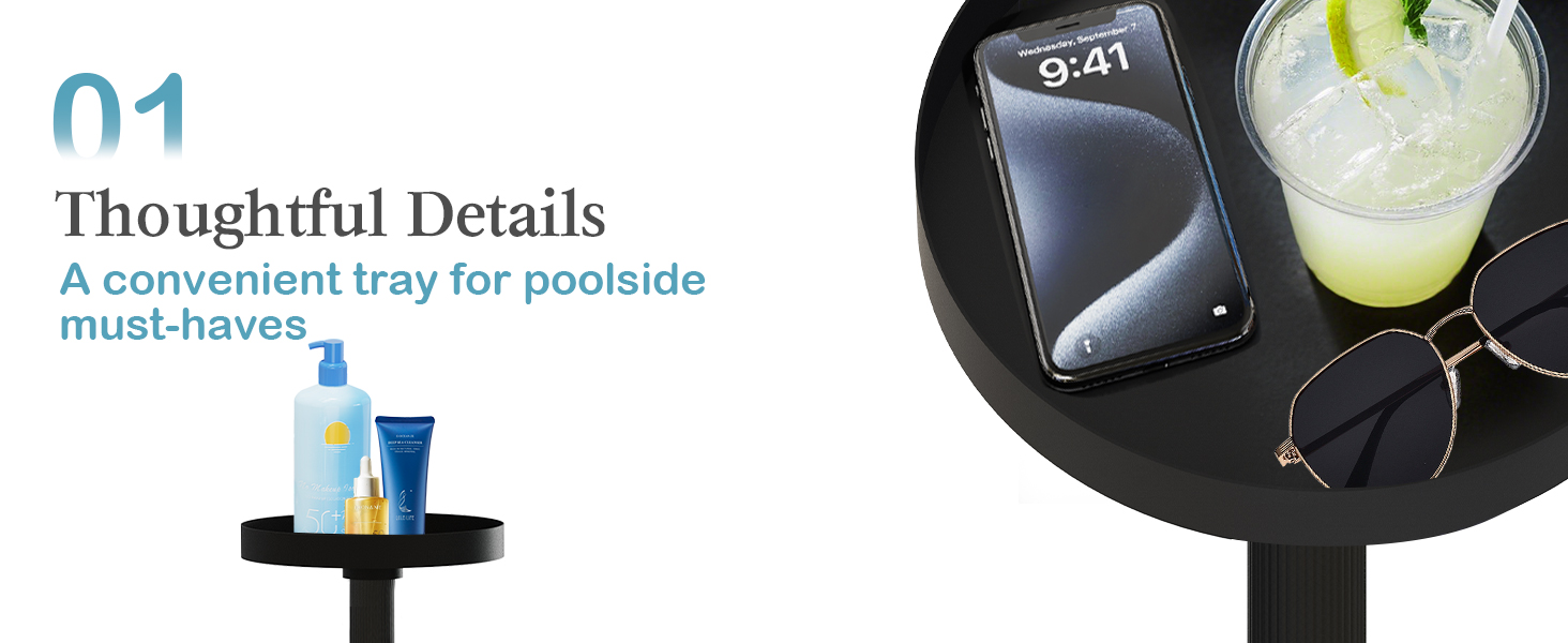pool towel rack