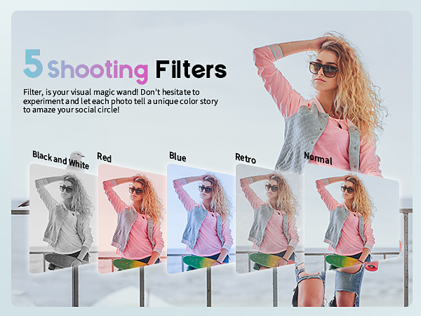 Five types of filters