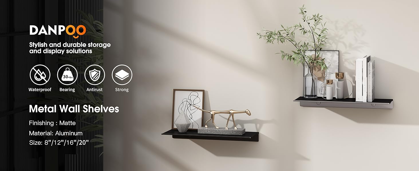 Danpoo metal wall shelf