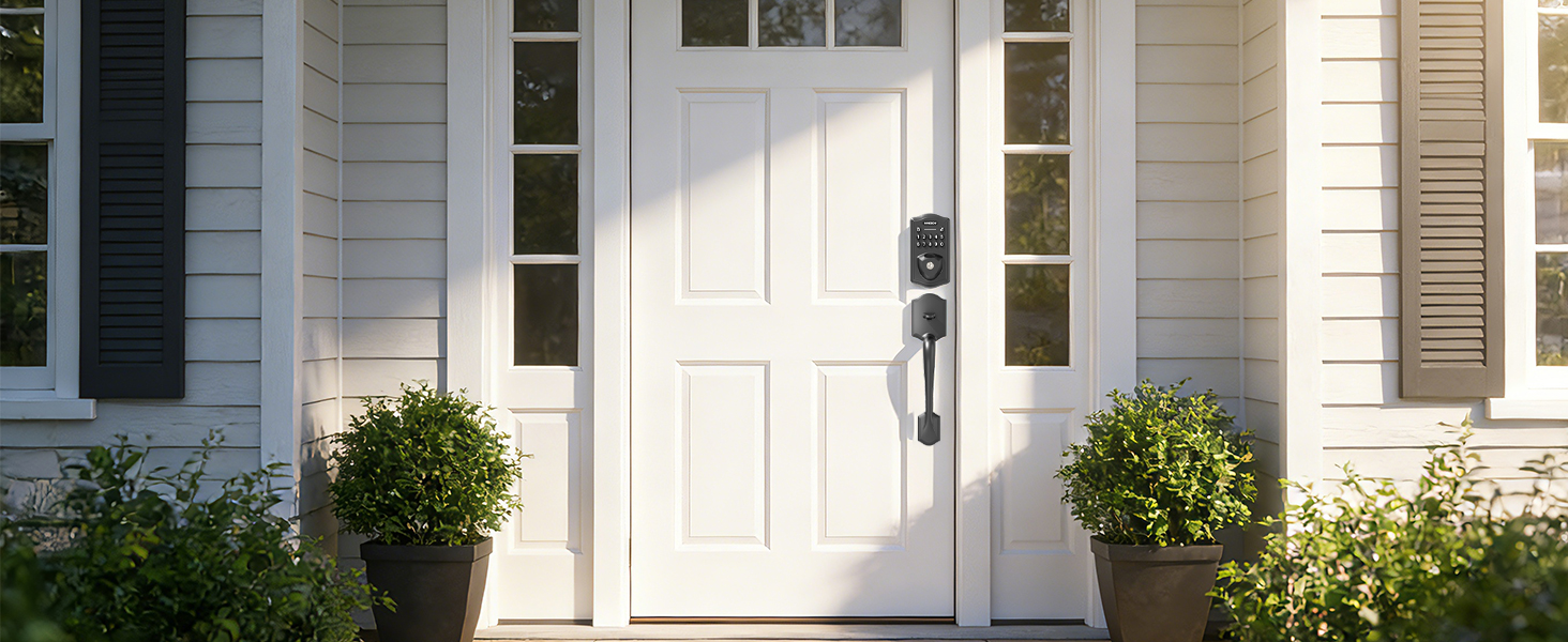 keypad deadbolt and door knob set