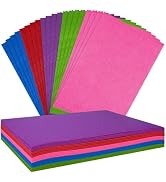 NEBURORA 2mm Thick Felt Sheets for Crafts 20 Pcs Stiff Felt for Crafts, Colorful Felt Fabric Shee...