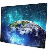 Custom Square Gaming Mouse Pad, Office Computer Mouse Pad, Starry Sky Anti-Slip Rubber Desktop Mo...