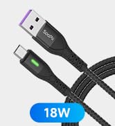 SOOPII Micro USB Cable, 2Pack 4FT Android Charging Cable with Smart LED Indicator,Nylon Braided F...