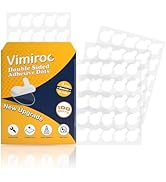 Vimiroo Double Sided Sticky Tack – 100pcs Easy to Peel Sticky Dots Clear Removable Poster Putty f...