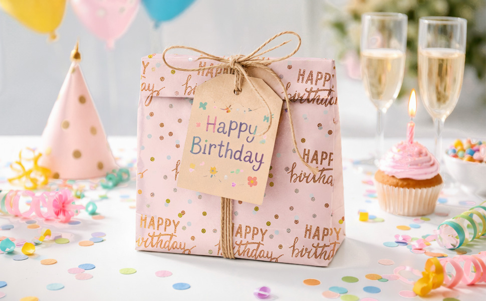birthday wrapping paper