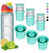 Ice Cube Tray for Owala FreeSip Bottle 24-40Oz, No White Residue, Easy Fill and Release Ice Maker...