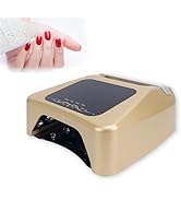 LED Nail Lamp, Light for Gel Nails 5200mAh, 4 Timers Nail Lamp Professional Nail Light with Smart...