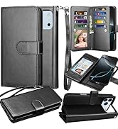 Takfox Compatible with iPhone 17 Wallet Case 2025 (01-Black, for iPhone 17 Pro 6.3")
